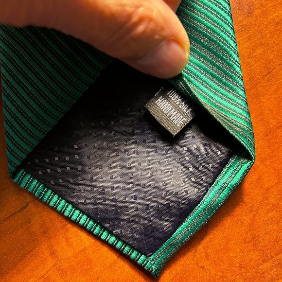 Men's 100%  Silk Ties lot of 2 - Picture 3 of 9